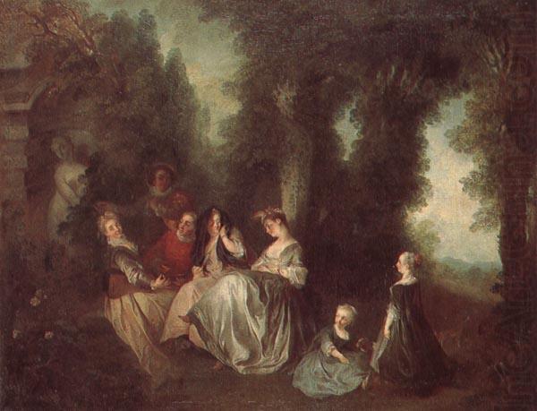 Nicolas Lancret Garden Party china oil painting image